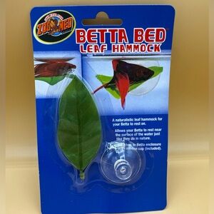 Zoo Med Labs Betta Bed Leaf Hammock, Aquarium Fish Resting Place